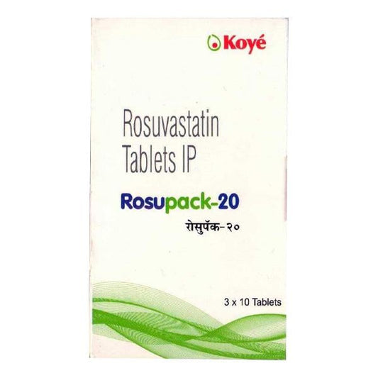 Rosupack 20mg Tablet 10'S
