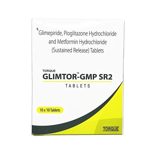 GLIMTOR GMP SR 2 Tablet 10's