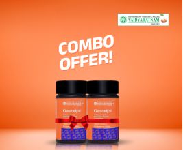 Gasnope Tablet Combo Offer (2 x 60 Nos) - Vaidyaratnam Ayurveda