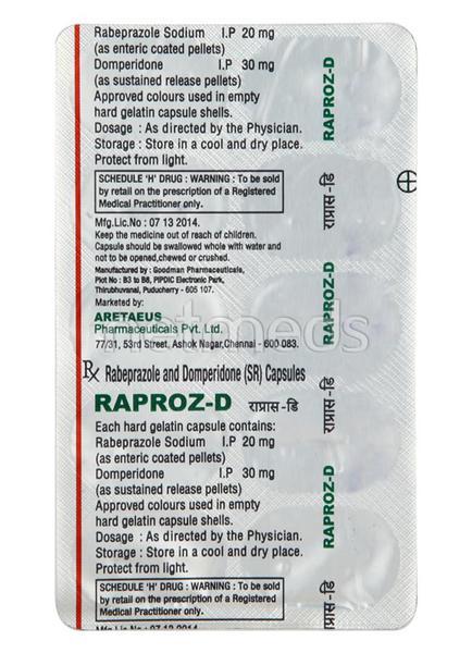 Raproz D Capsule 10'S