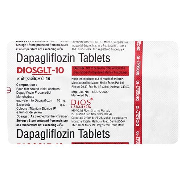 DIOSGLT 10 Tablet 15's
