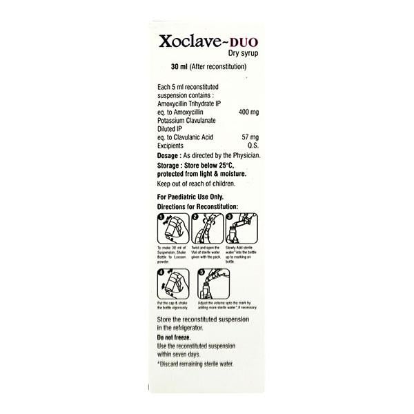 Xoclave Duo Dry Syrup 30ml