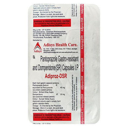 ADIPROZ DSR Capsule 10's