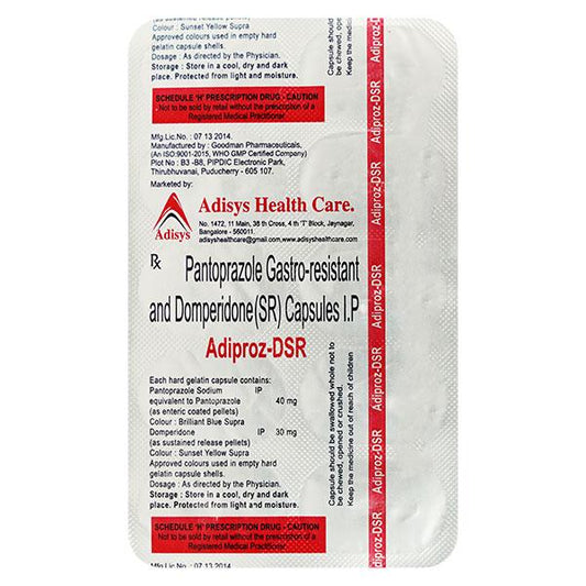 ADIPROZ DSR Capsule 10's