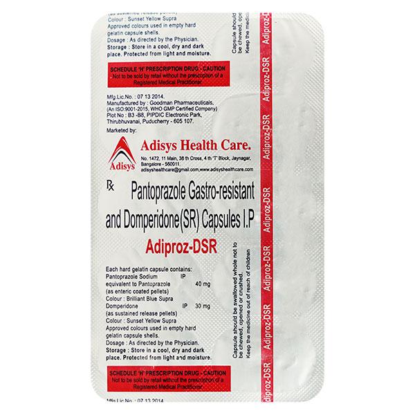 ADIPROZ DSR Capsule 10's