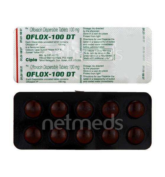 Oflox DT 100mg Tablet 10'S