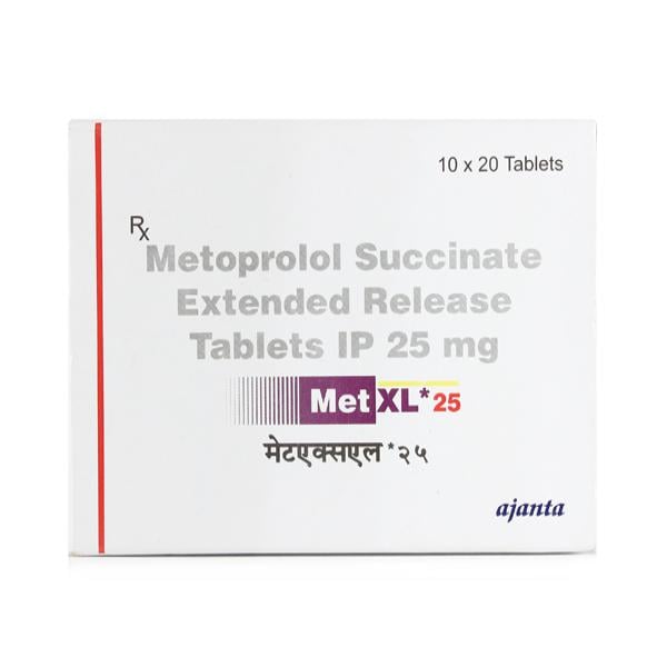MET XL 25mg Tablet 20's