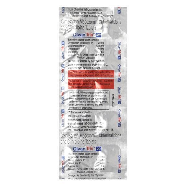 Olvan Trio 20mg Tablet 10'S