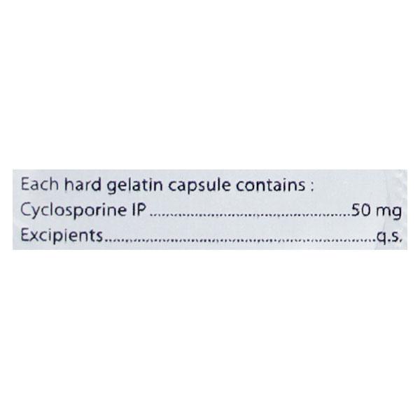 CYCLODAC 50mg Capsule 10's