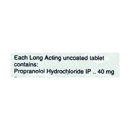 Ciplar LA 40mg Tablet 15'S
