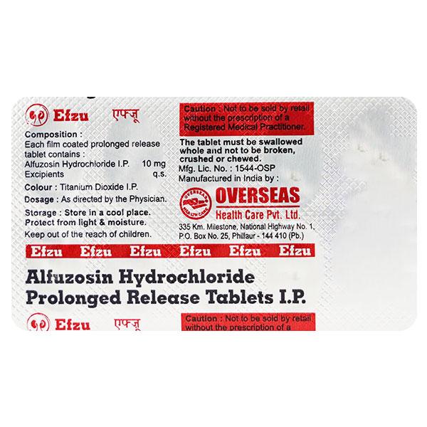 Efzu 10mg Tablet 10'S