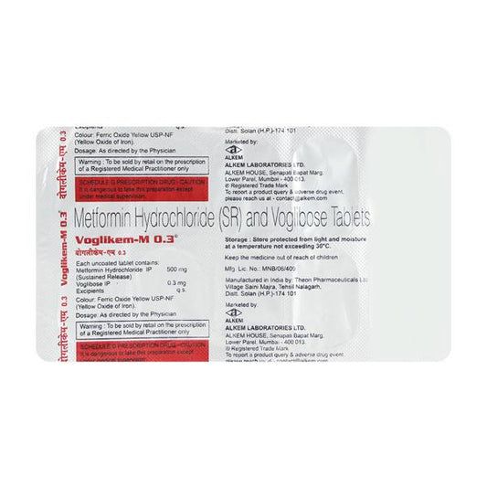 Voglikem M 0.3mg Tablet 10'S