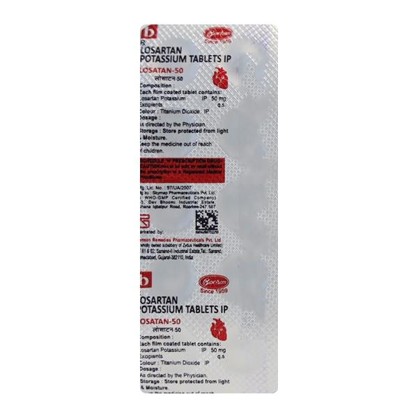 Lostan 50mg Tablet 10'S