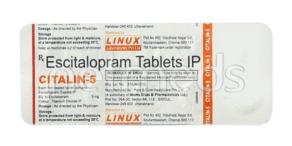 Citalin 5mg Tablet 10'S