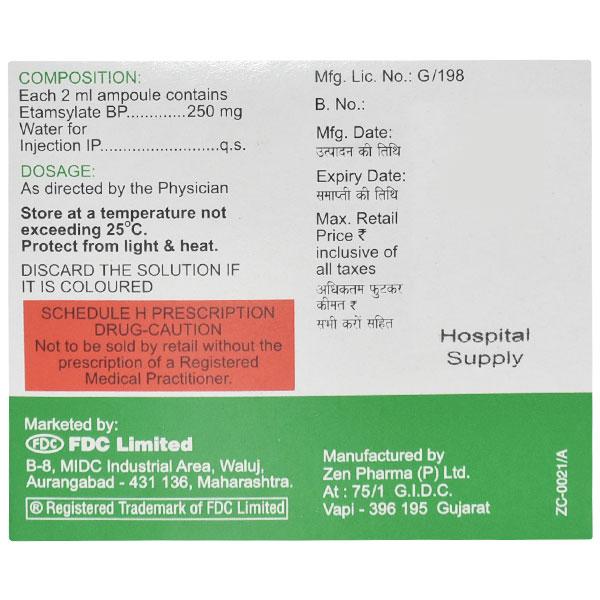 Ethasyl Injection 4X2ml