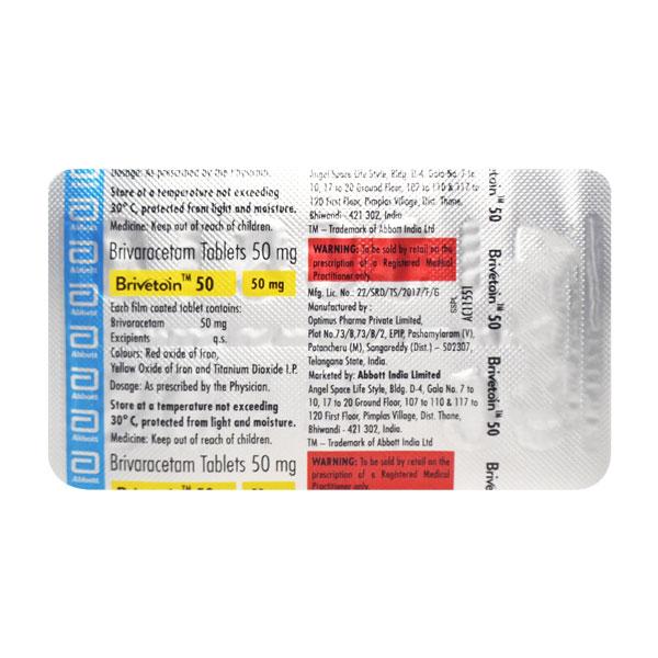 BRIVETOIN 50 Tablet 10's