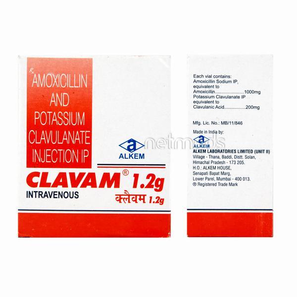 Clavam 1.2Gm Injection 1's
