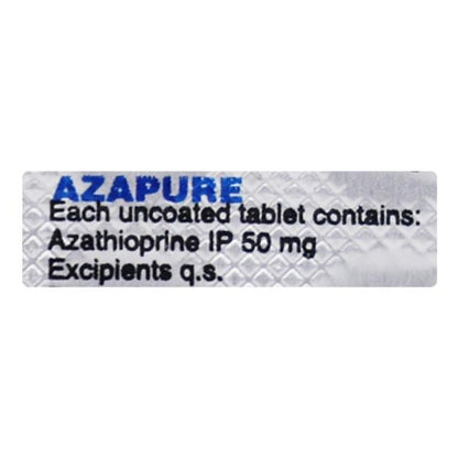 Azapure 50mg Tablet 10'S