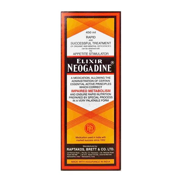 Neogadine Elixer Syrup 450ml