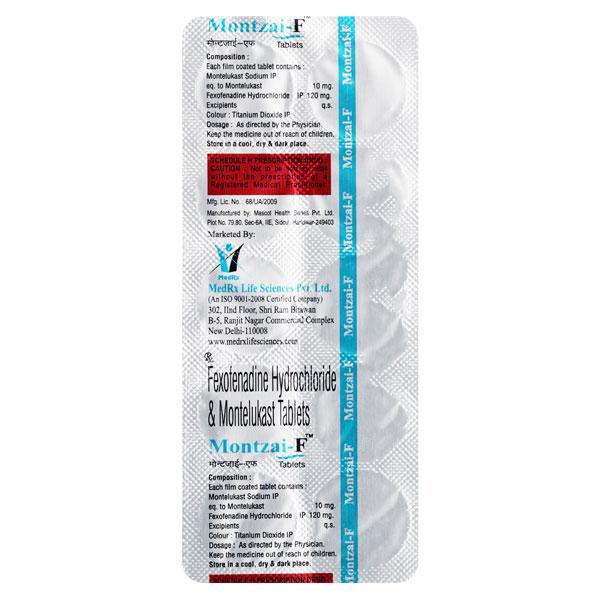 MONTZAI F Tablet 10's