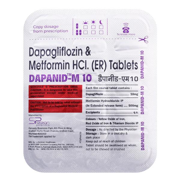 DAPANID M Tablet 15's