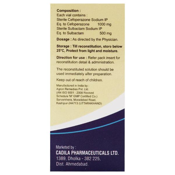 Fytobact 1000/500mg Injection 1'S