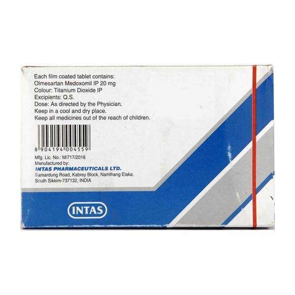 Olmark 20mg Tablet 15'S