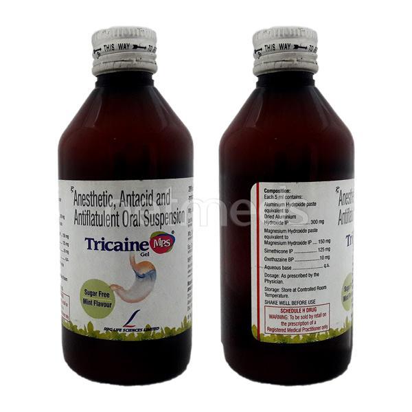 Tricaine MPS Sugar free Mint Flavour Gel(Oral) 200ml