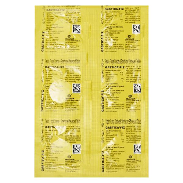 Gastica Fiz Sugar Free Orange Flavour Effervescent Tablet 6'S