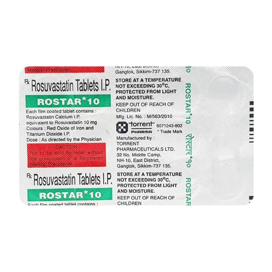 ROSTAR 10mg Tablet 15's