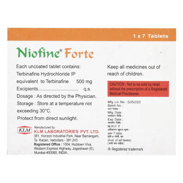 Niofine Forte Tablet 7'S