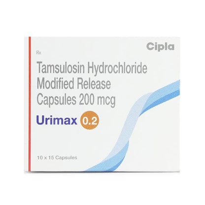 URIMAX 0.2mg Capsule 15's