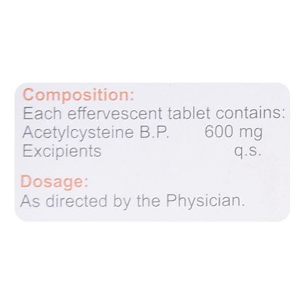 MUCARYL SUGAR FREE ORANGE FLAVOUR Effervescent Tablet 10's