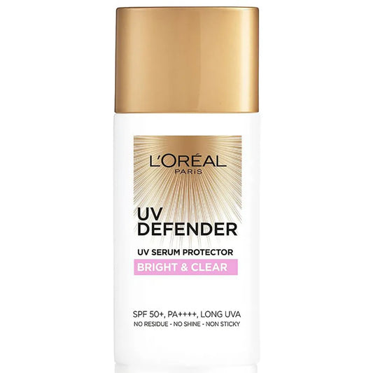 L'Oreal Paris UV Defender Bright & Clear Sunscreen, 50 ml