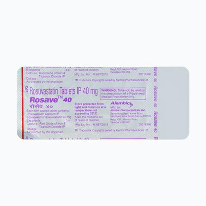 Rosave 40mg Tablet 10'S
