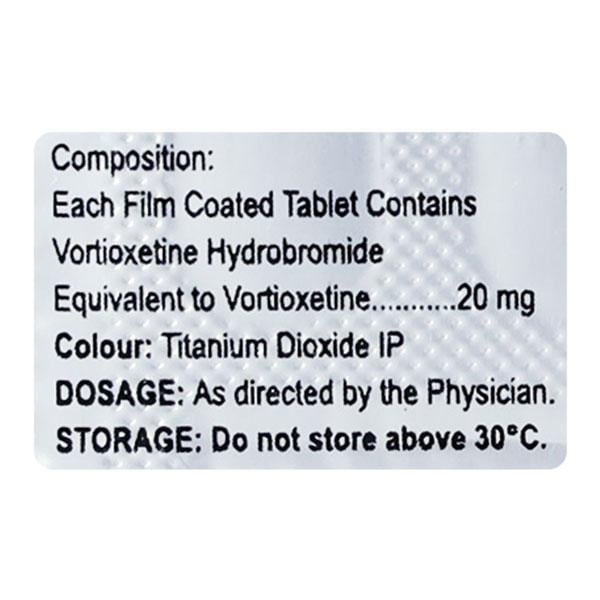 TRIVOXETIN 20 Tablet 10's