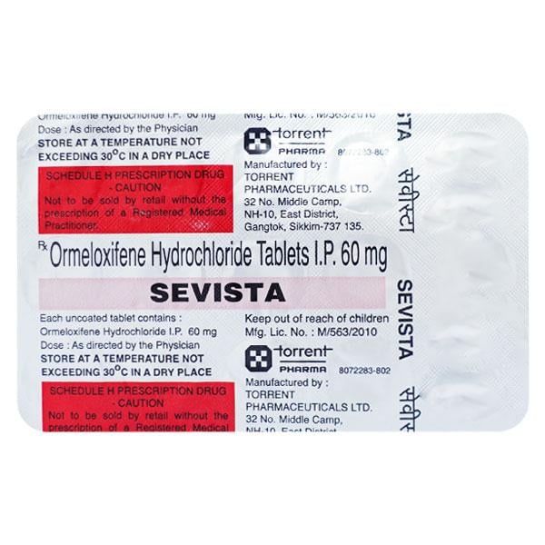 Sevista 60mg Tablet 15'S