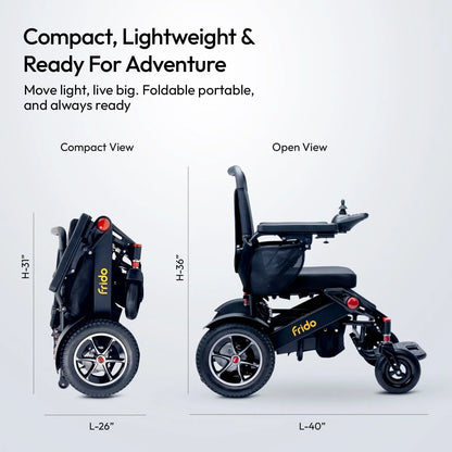 Frido Carbon Fiber Electric Wheelchair