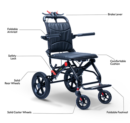 Frido Foldable Wheelchair