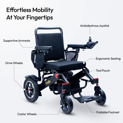 Frido Carbon Fiber Electric Wheelchair