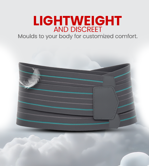 AGEasy Lumbo Sacral (LS) Belt - Non Contoured | Lower Back Support | Pain Solution for Back and Abdomen