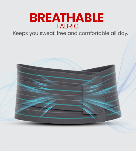 AGEasy Lumbo Sacral (LS) Belt - Non Contoured | Lower Back Support | Pain Solution for Back and Abdomen