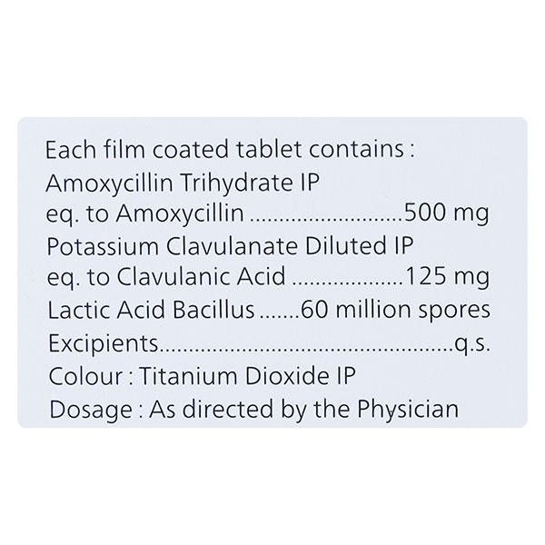 Truclave 625Mg Tablet 10's