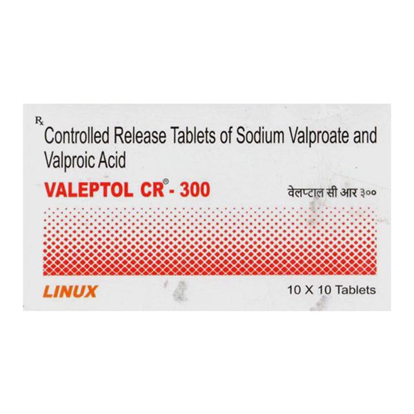 Valeptol CR 300mg Tablet 10'S