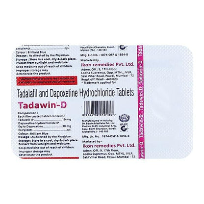 TADAWIN D Tablet 4's