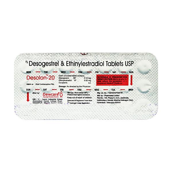 DESOLON 20 Tablet 21's