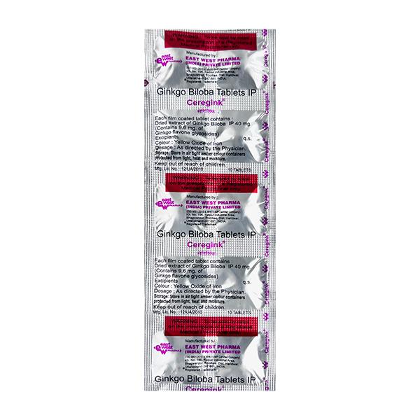 Ceregink 40mg Tablet 10'S