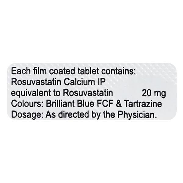 ROSUVOTIN 20 Tablet 10's