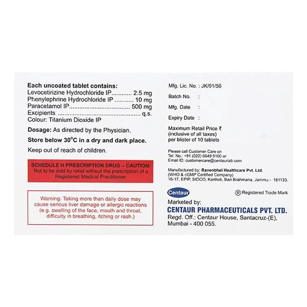 Sinarest Lp New Tablet 10's