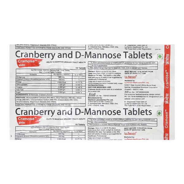 Cramose Tablet 10'S